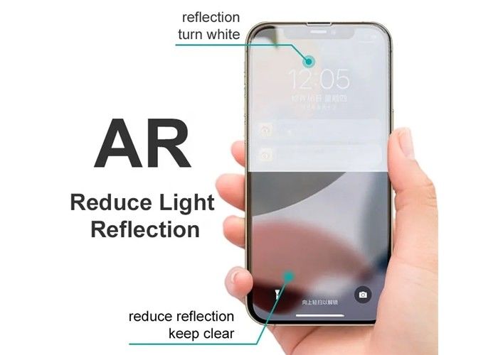 0.33 Mm Anti Reflective AR Tempered Glass Screen Protector For Iphone
