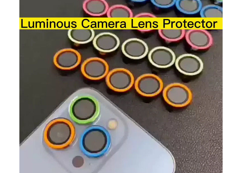 Luminous Anti Scratch Camera Lens Protector For IPhone 13 14 Pro