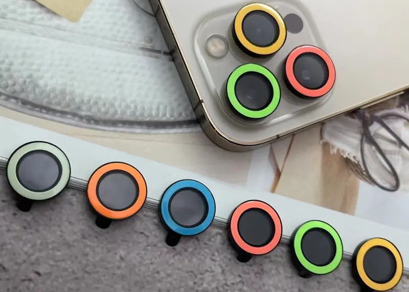 Luminous Anti Scratch Camera Lens Protector For IPhone 13 14 Pro