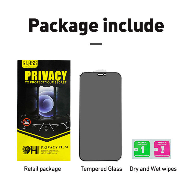 Iphone 12 Privacy Screen Protector Anti Spy Tempered Glass